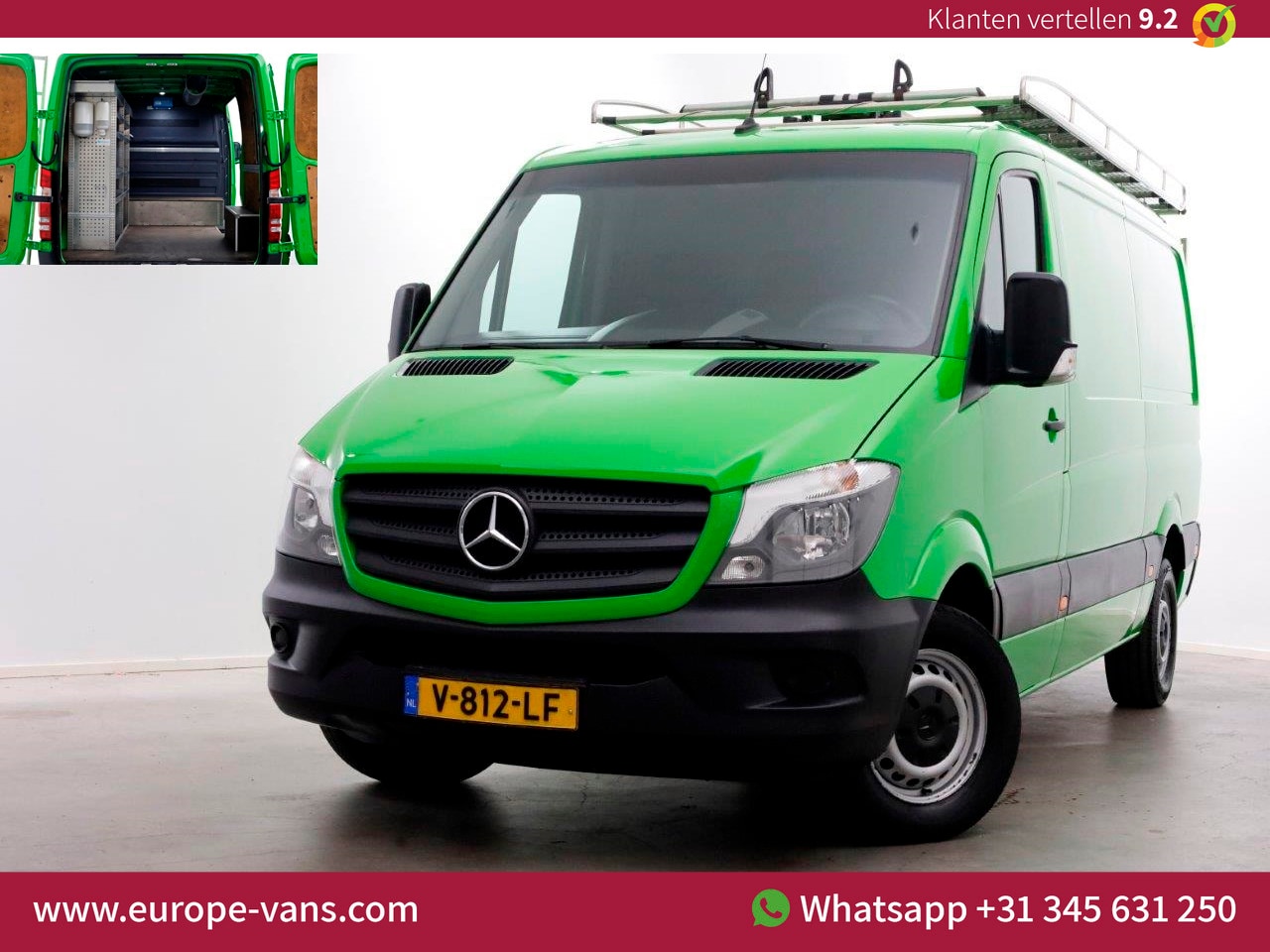 Mercedes-Benz Sprinter - 314 CDI 143pk E6 7G Automaat L2H1 Airco/Navi/Camera/Inrichting 01-2018 - AutoWereld.nl