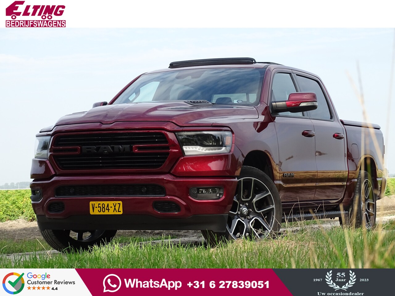 Dodge Ram 1500 - 5.7 V8 Crew Cab Sport Delmonico Red - AutoWereld.nl