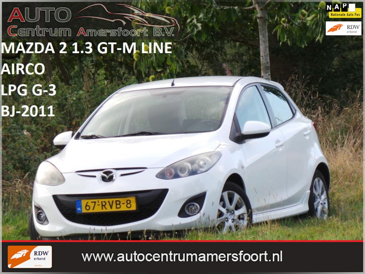 Mazda 2 - 1.3 BIFUEL GT-M Line 1.3 BIFUEL GT-M Line ( LPG G-3 + INRUIL MOGELIJK ) - AutoWereld.nl