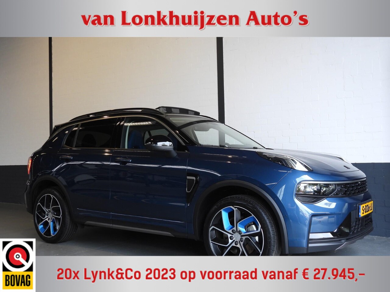 Lynk & Co 01 - 1.5 PHEV SilverLine NAVI/360CAM/SCHUIFDAK/LED/20"LMV! - AutoWereld.nl