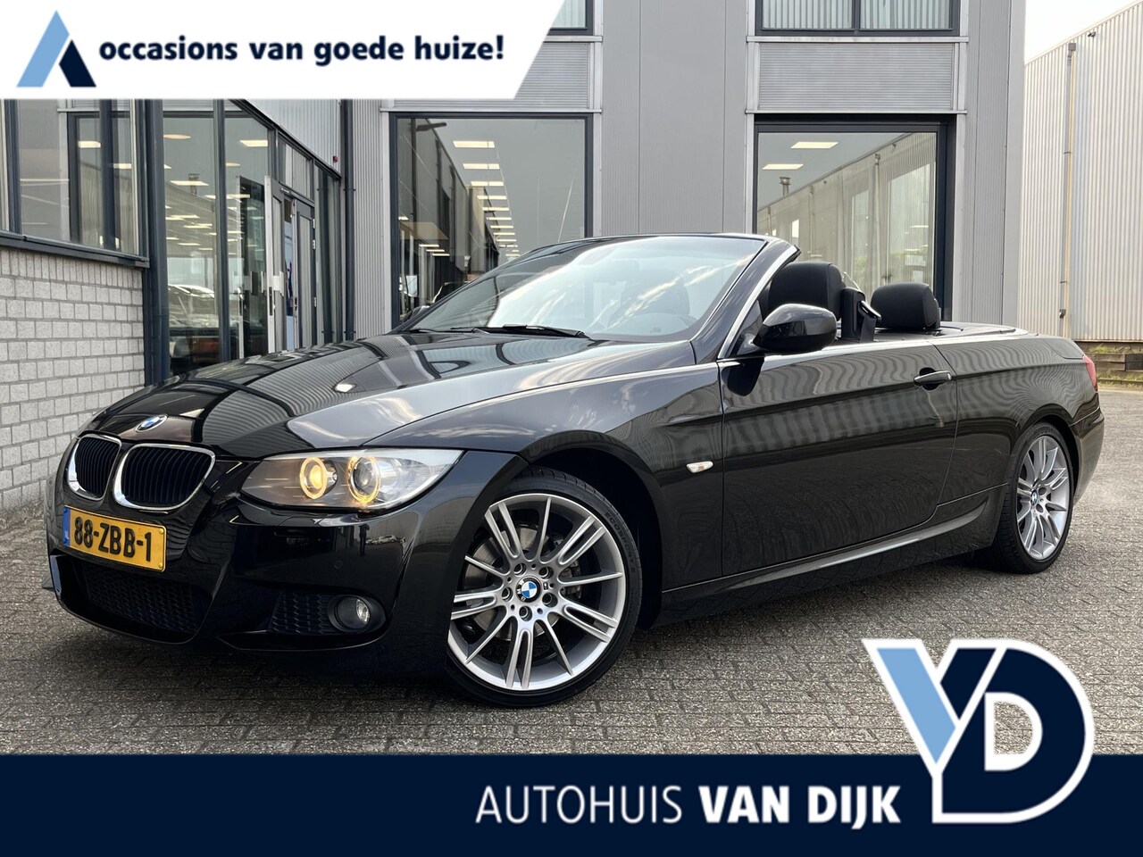 BMW 3-serie Cabrio - 320i High Executive | NL Auto/2e Eig./Leder/El.Sportstoelen/Navi/Clima/Cruise/18"/Windsche - AutoWereld.nl