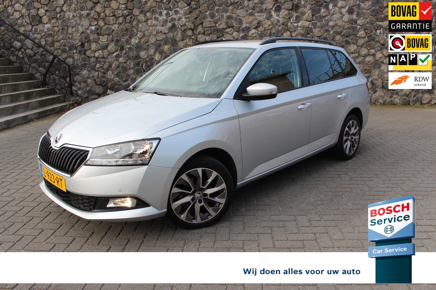 Skoda Fabia Combi - 1.0 TSI Business Edition Upgrade Dab, stoel verw, adapt cruise,navi+ carplay 16inch lm - AutoWereld.nl