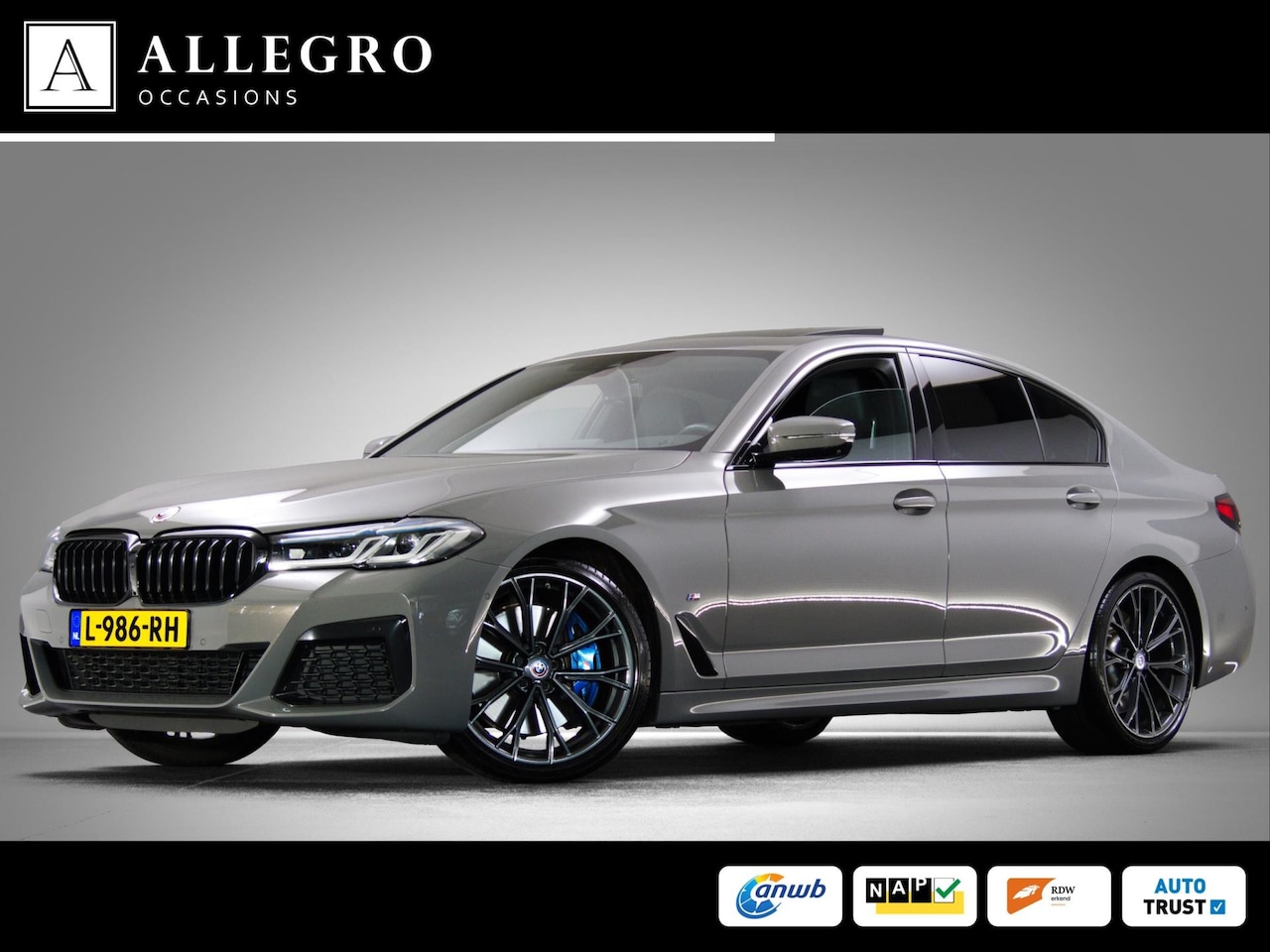 BMW 5-serie - 540i Business Edition Plus M-Sport (LASER-KOPLAMPEN, SCHUIF-/KANTELDAK, TREKHAAK ELECTRISC - AutoWereld.nl