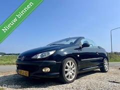 Peugeot 206 CC - 2.0-16V Roland Garros, BJ 2003, Leer, Airco