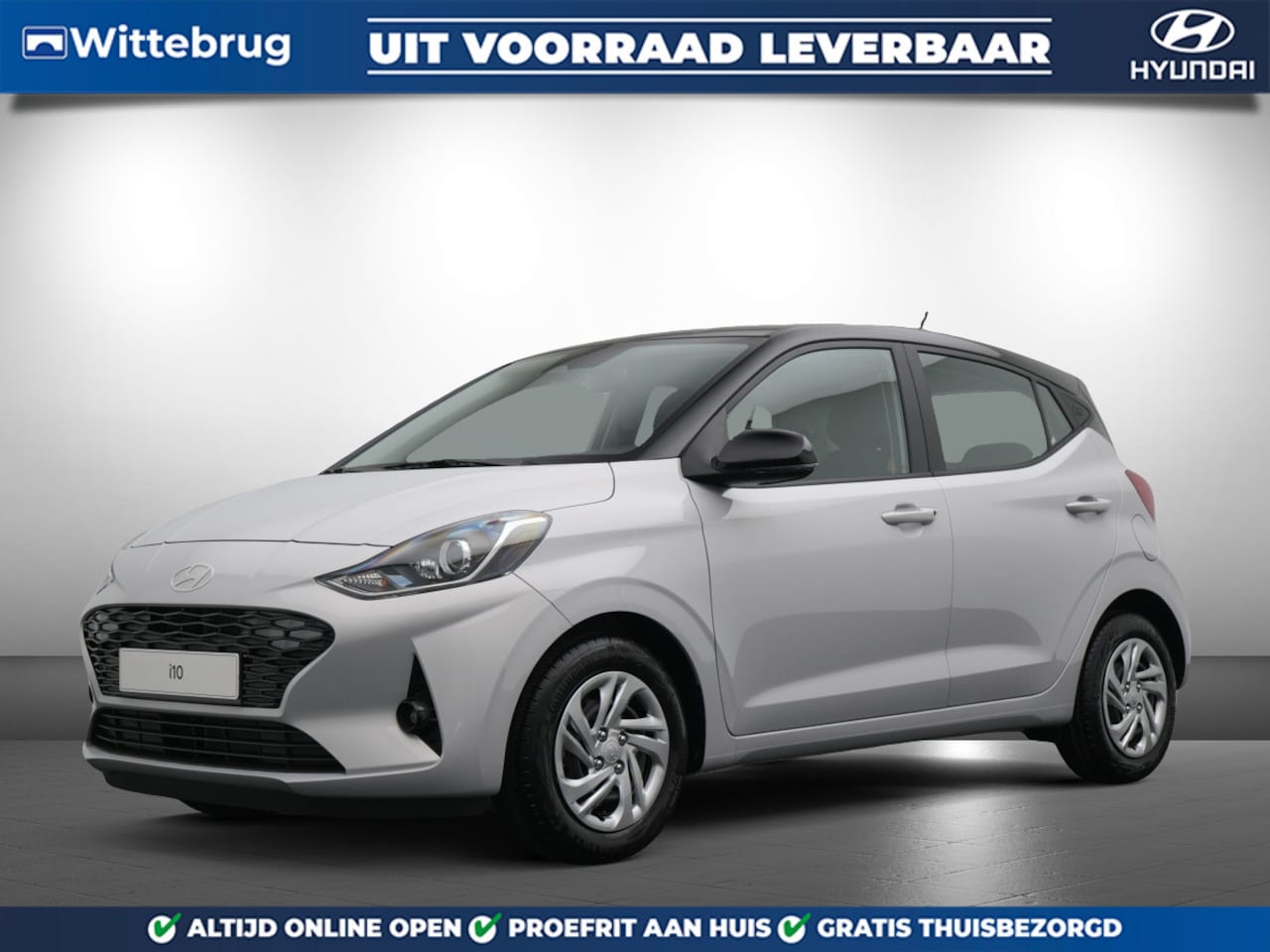 Hyundai i10 - 1.0 Premium met Navigatie, Climate Control en Cruise Control Uit voorraad leverbaar! - AutoWereld.nl