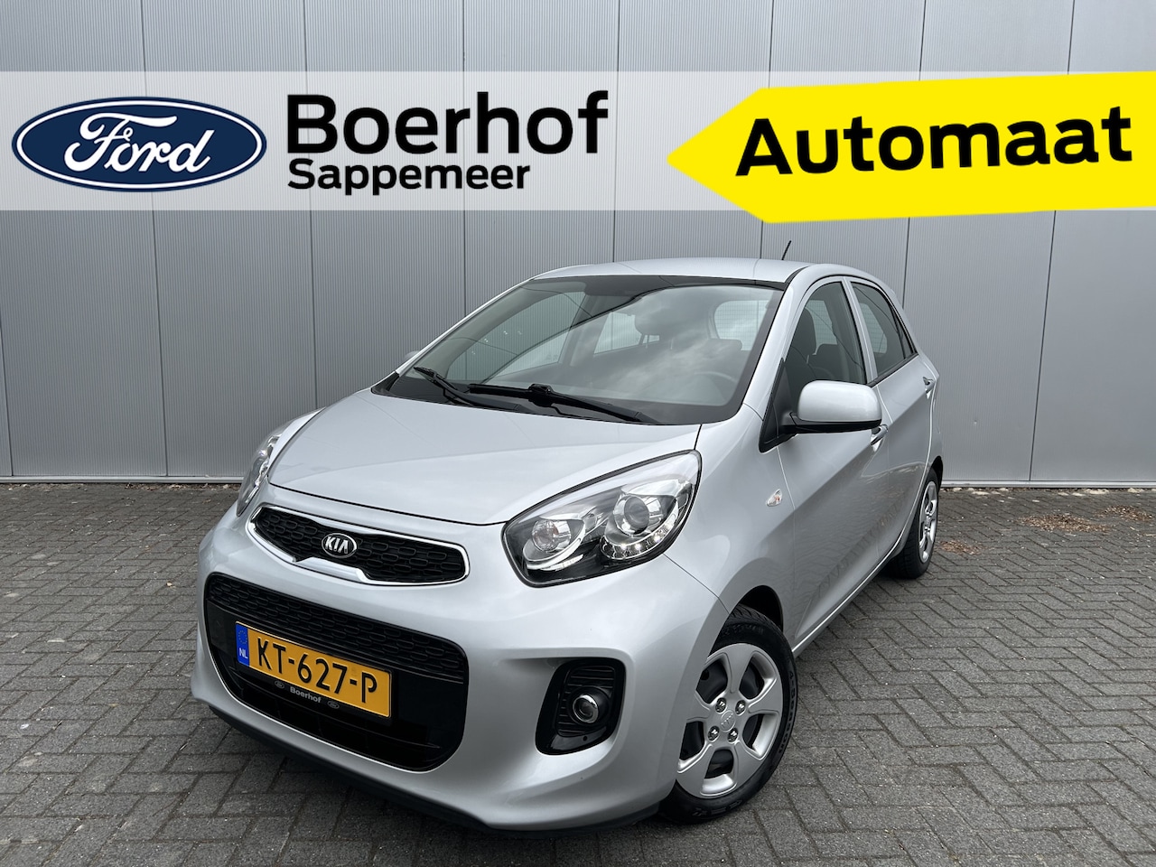 Kia Picanto - 1.2 CVVT DynamicLine AUTOMAAT | Navi | AR Camera | Cruise | Climate | All Season banden - AutoWereld.nl