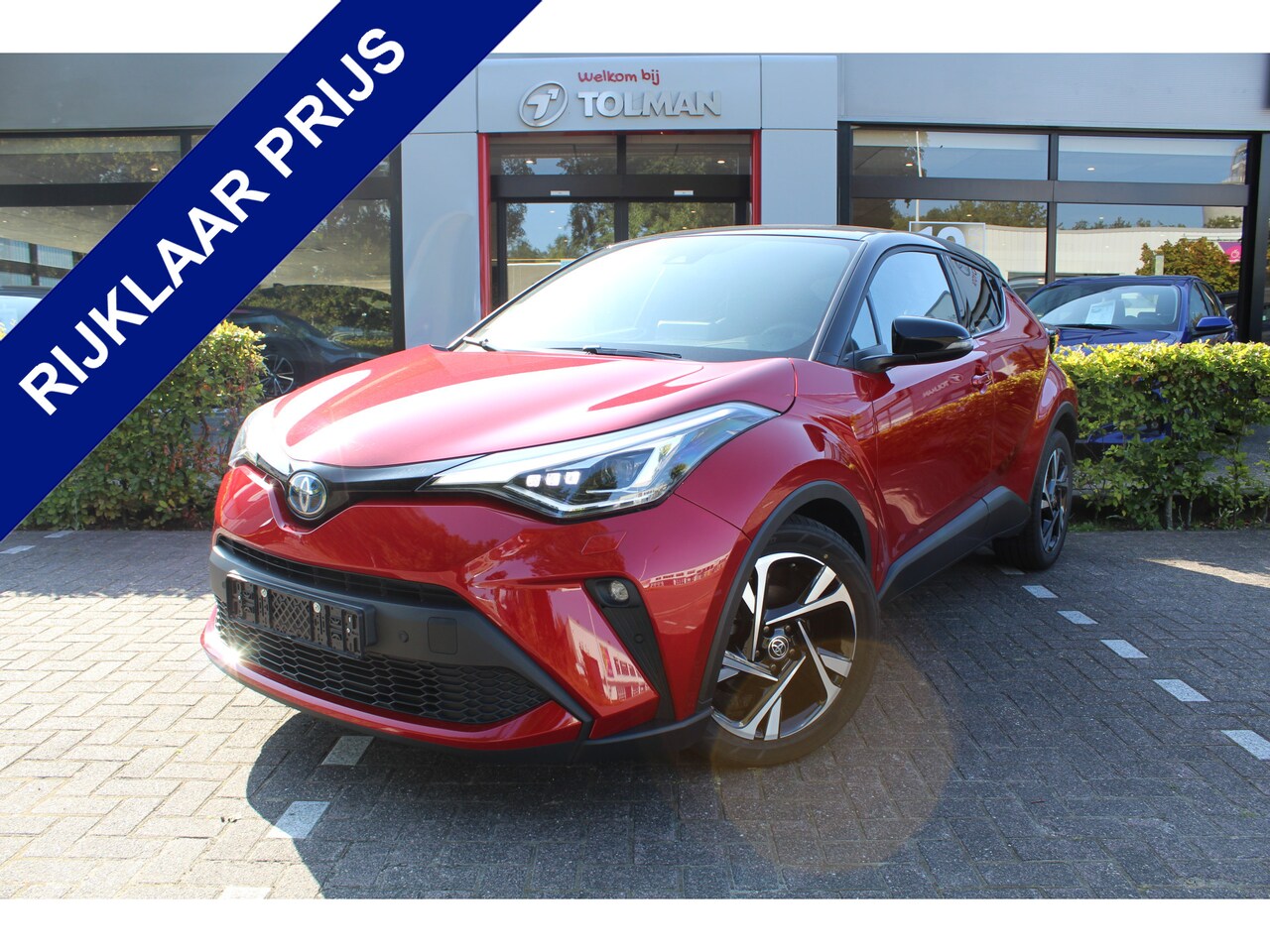 Toyota C-HR - 1.8 Hybrid Style Bi-Tone | Rijklaar | Blind Spot | Navi | Apple/Android | LED | Keyless | - AutoWereld.nl