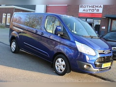 Ford Transit Custom - 2.0 TDCI 131PK AUTOMAAT 2018 DUBCAB TOPSTAAT 1e EIGENAAR VELE OPTIES