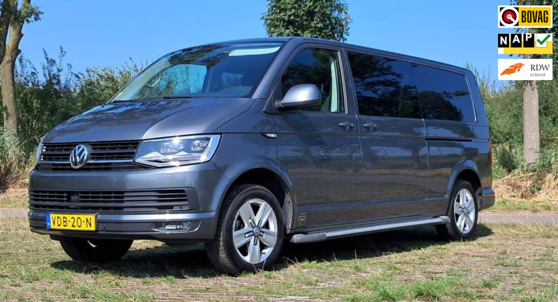 Volkswagen Transporter - 2.0 TDI L2H1 DC Highline 2.0 TDI L2H1 DC Highline - AutoWereld.nl