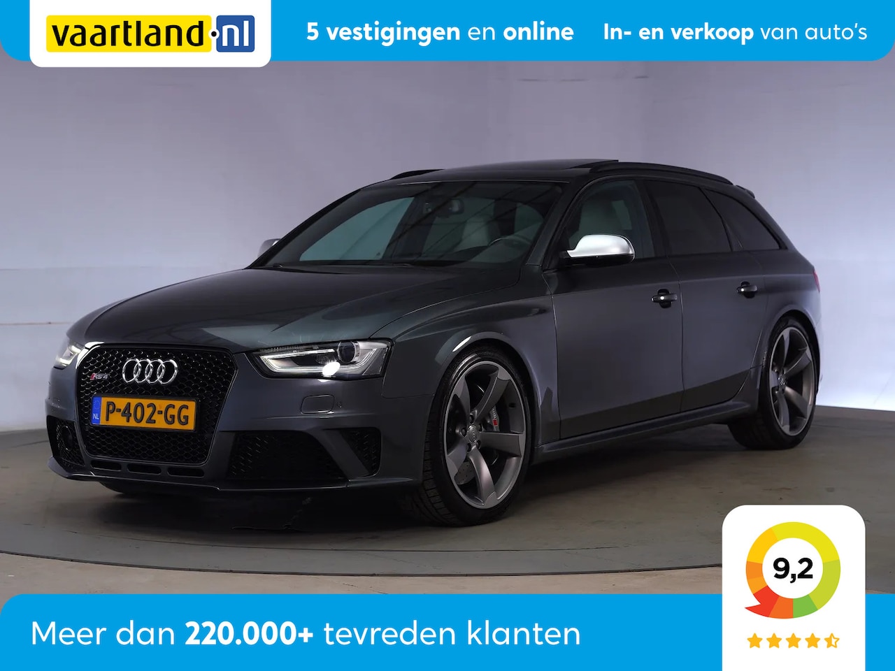 Audi A4 - 4.2 FSI V8 Quattro Aut. [ Panorama Kerarmisch Memoryseats Leder Stoelverw. v+a ] - AutoWereld.nl