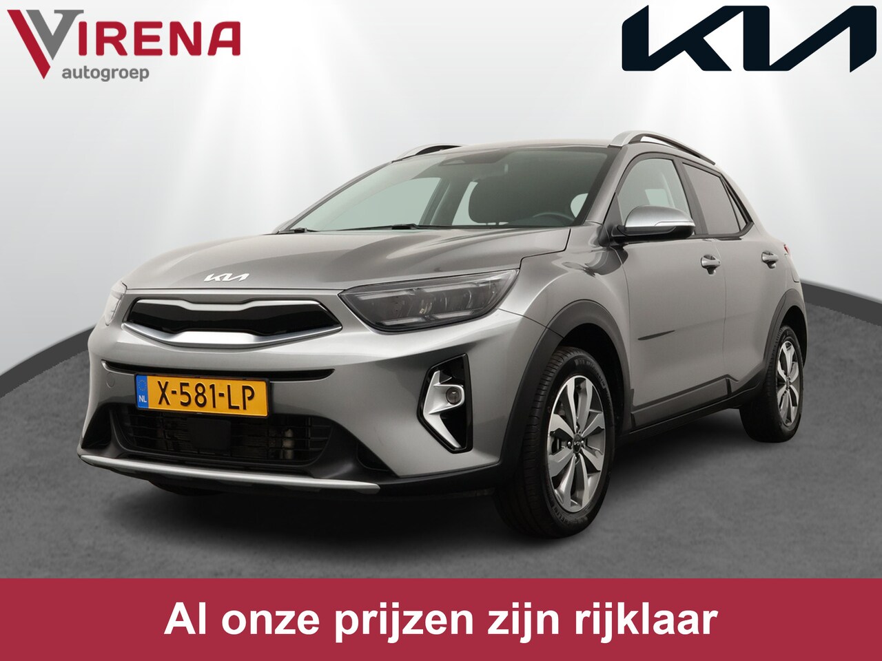 Kia Stonic - 1.0 T-GDi MHEV DynamicPlusLine - LED Koplampen - Cruise Control - Navigatie - Climate Cont - AutoWereld.nl