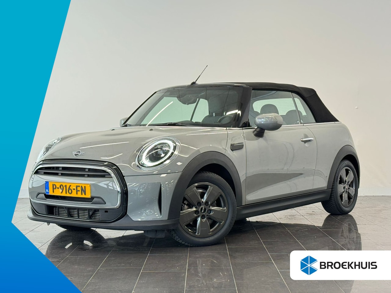 MINI Cabrio - Mini 1.5 Cooper Business Edition | Airco | Cruise control | Carplay | Leder | Alarm | DAB - AutoWereld.nl