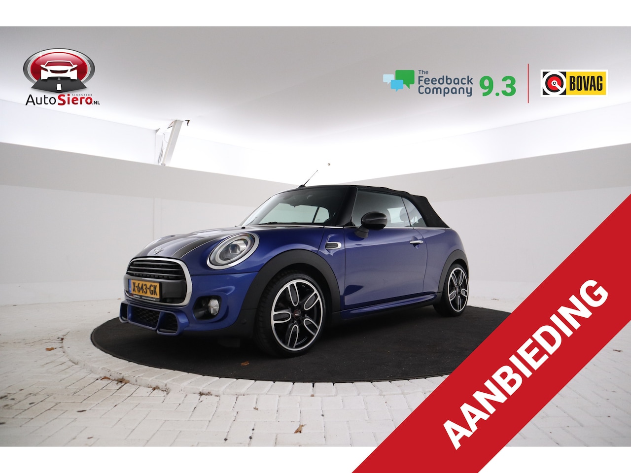 MINI Cabrio - Mini 1.5 Cooper Chili JCW John Cooper works pakket, Leer, Vlimate, etc. etc. - AutoWereld.nl