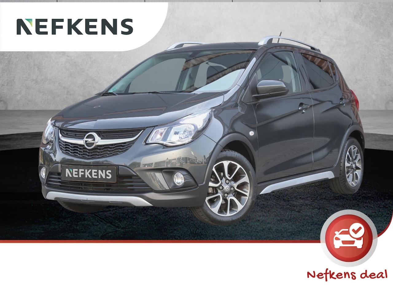 Opel Karl - 1.0 Rocks Online Edition 1.0 Rocks Online Edition (1ste eig./Airco/AppleCarPlay/PDC/LMV/NL Auto!) - AutoWereld.nl