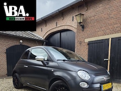 Fiat 500 - Lounge | Matzwart - BLACKJACK | Garantie