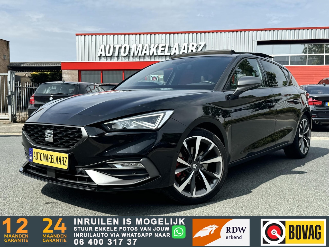 Seat Leon - 2.0 eTSI FR Business SFEER CAM LANE ACC PANO - AutoWereld.nl