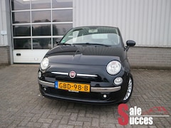 Fiat 500 C - 1.2 Lounge zwart/beige combinatie