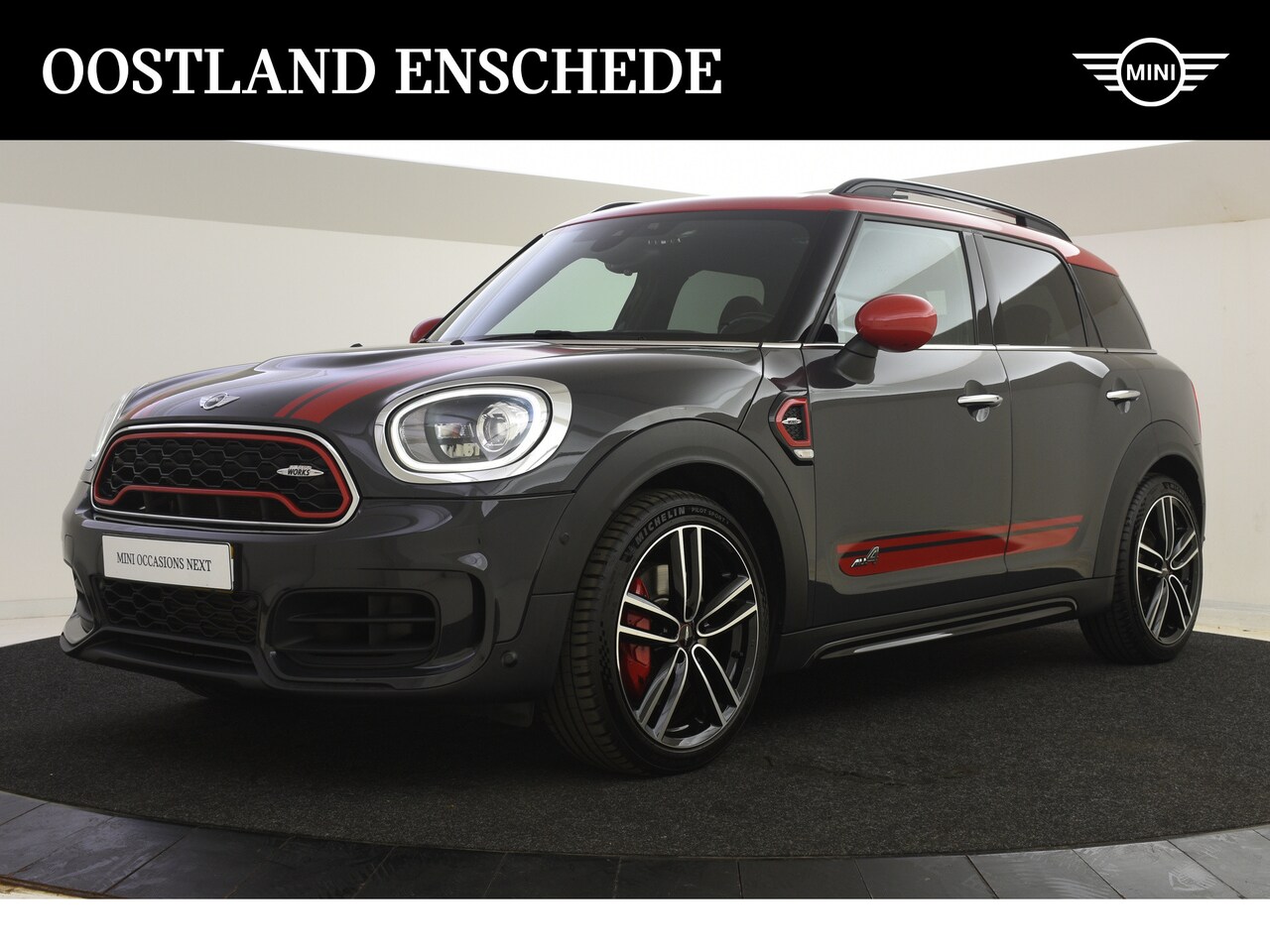 MINI Countryman - JCW ALL4 Chili Automaat / Panoramadak / Adaptief onderstel / Achteruitrijcamera / LED / He - AutoWereld.nl