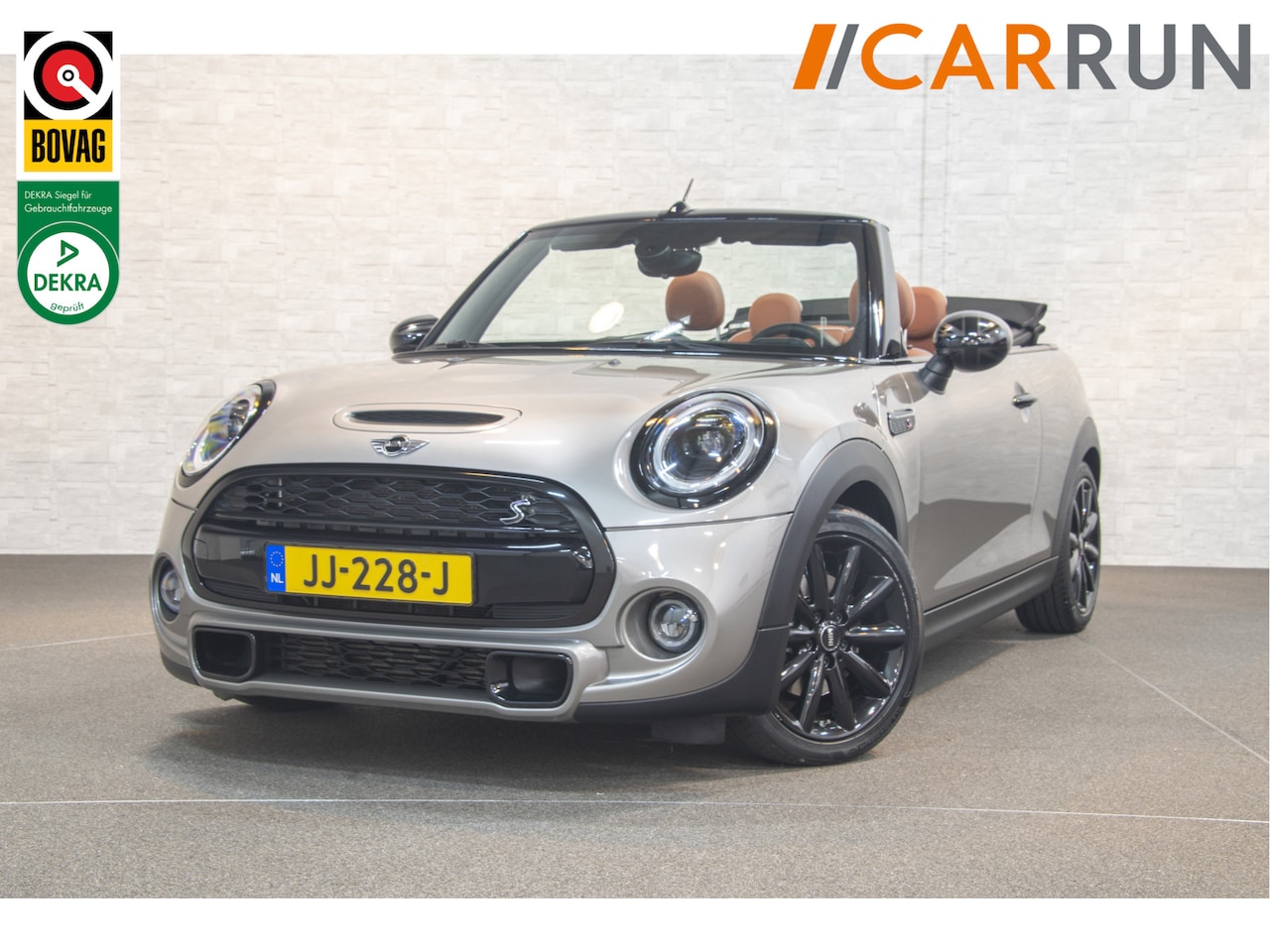 MINI Cabrio - Mini 2.0 Cooper S | Origineel NL | Virtual Cockpit | LED | Keyless-Go | Carplay | Leder | - AutoWereld.nl