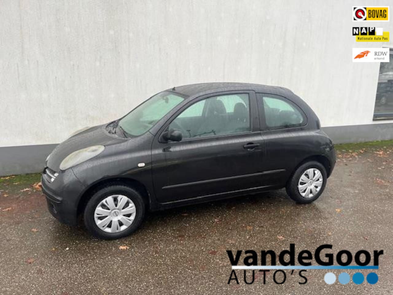 Nissan Micra - 1.2 Visia 1.2 Visia, '07, LEUKE AUTO MET EEN NIEUWE APK KEURING ! - AutoWereld.nl