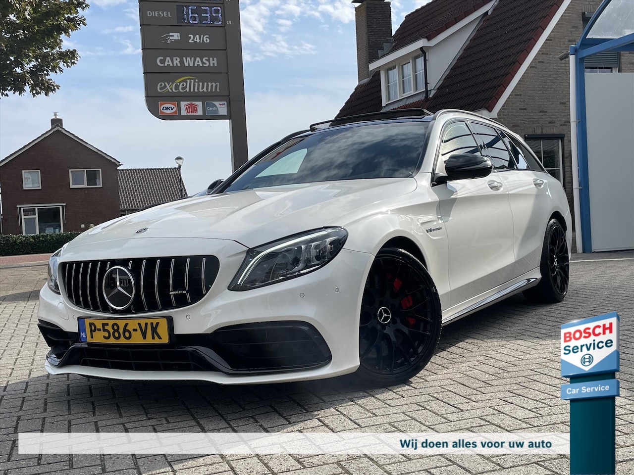 Mercedes-Benz C-klasse Estate - C63S AMG 510PK / Pano / Virtual Cockpit / Head-up / Burmester / Keyless / 360º Camera / Le - AutoWereld.nl