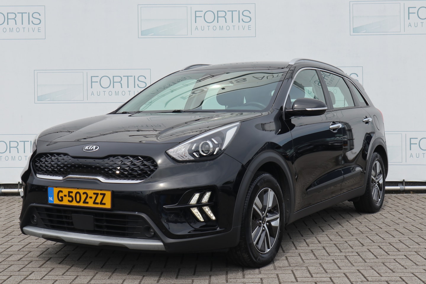 Kia Niro - 1.6 GDi Hybrid DynamicLine NL AUTO | CAMERA | CARPLAY | HALF LEDER | - AutoWereld.nl