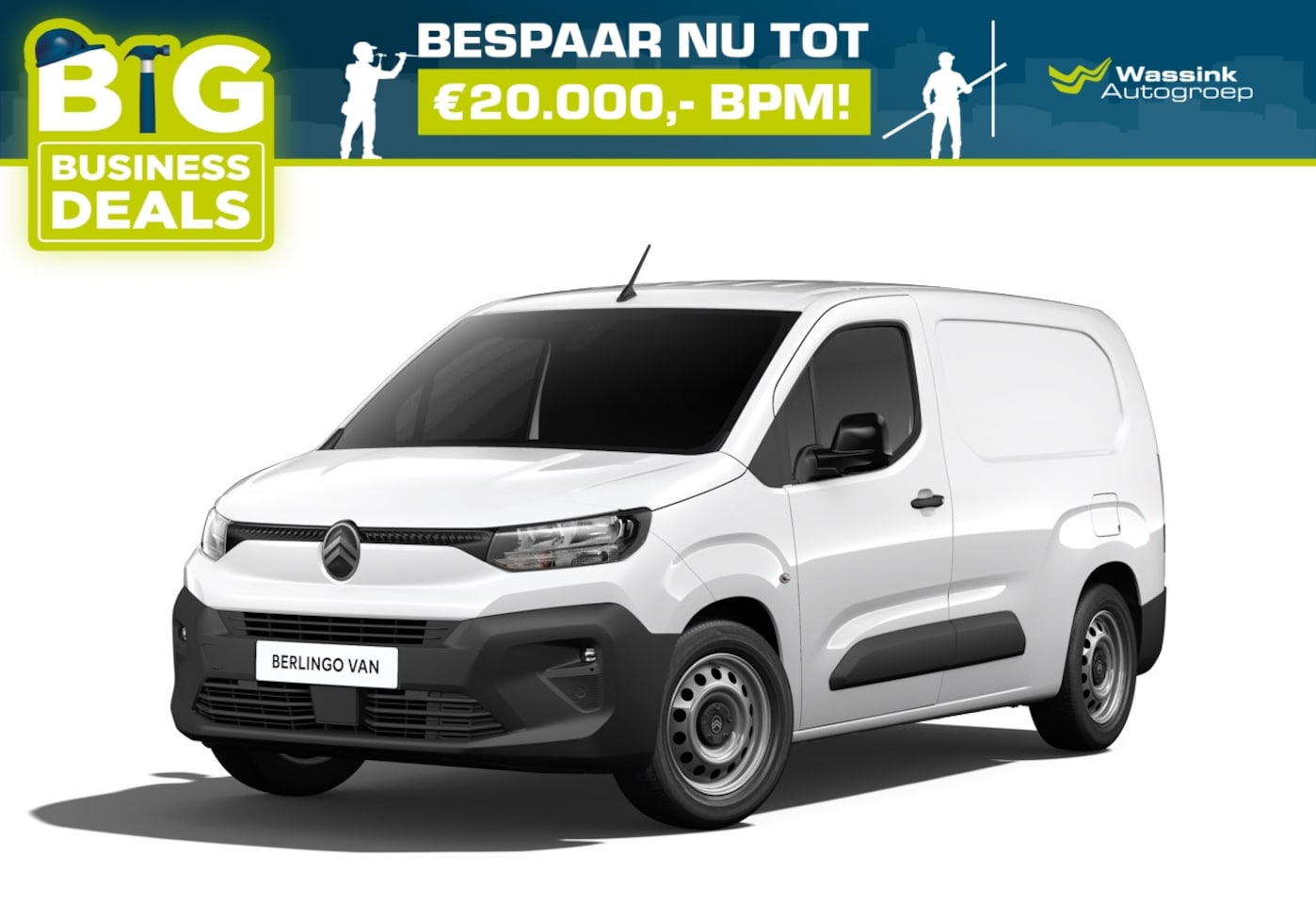 Citroën Berlingo - GB 1.5 BlueHDi 100pk L2/XL 1000kg laadvermogen | Carplay | Laadruimte betimmering | Stoel/ - AutoWereld.nl