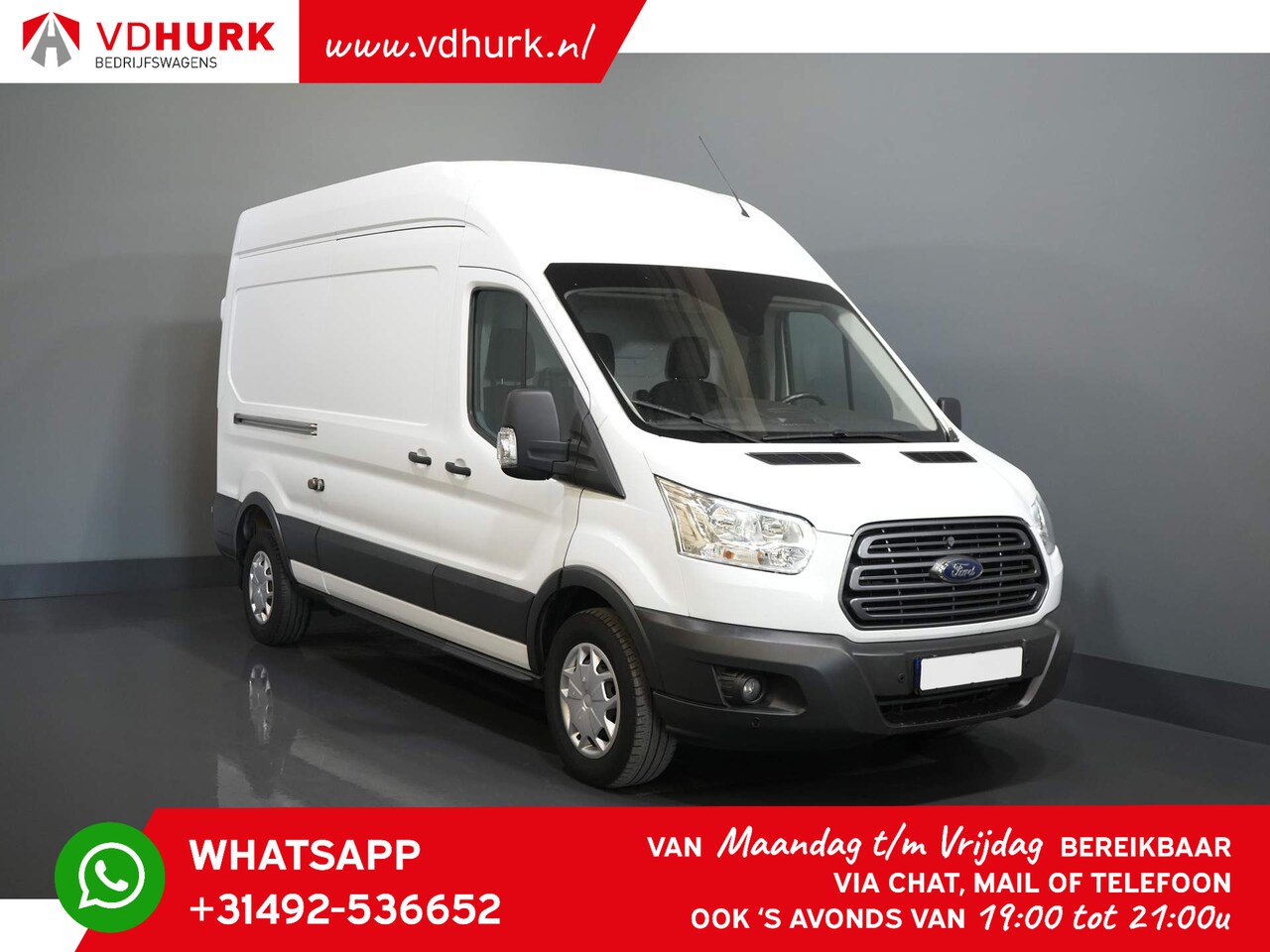 Ford Transit - 330 2.0 TDCI 130 pk Aut. L3H3 Trend NL Auto/ Carplay/ Camera/ Cruise/ PDC/ Trekhaak/ Navi/ - AutoWereld.nl