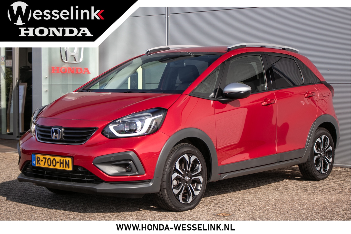 Honda Jazz - 1.5 e:HEV Crosstar - All-in rijlaarprijs | Adaptive Cruise | Trekhaak voor fietsdrager - AutoWereld.nl