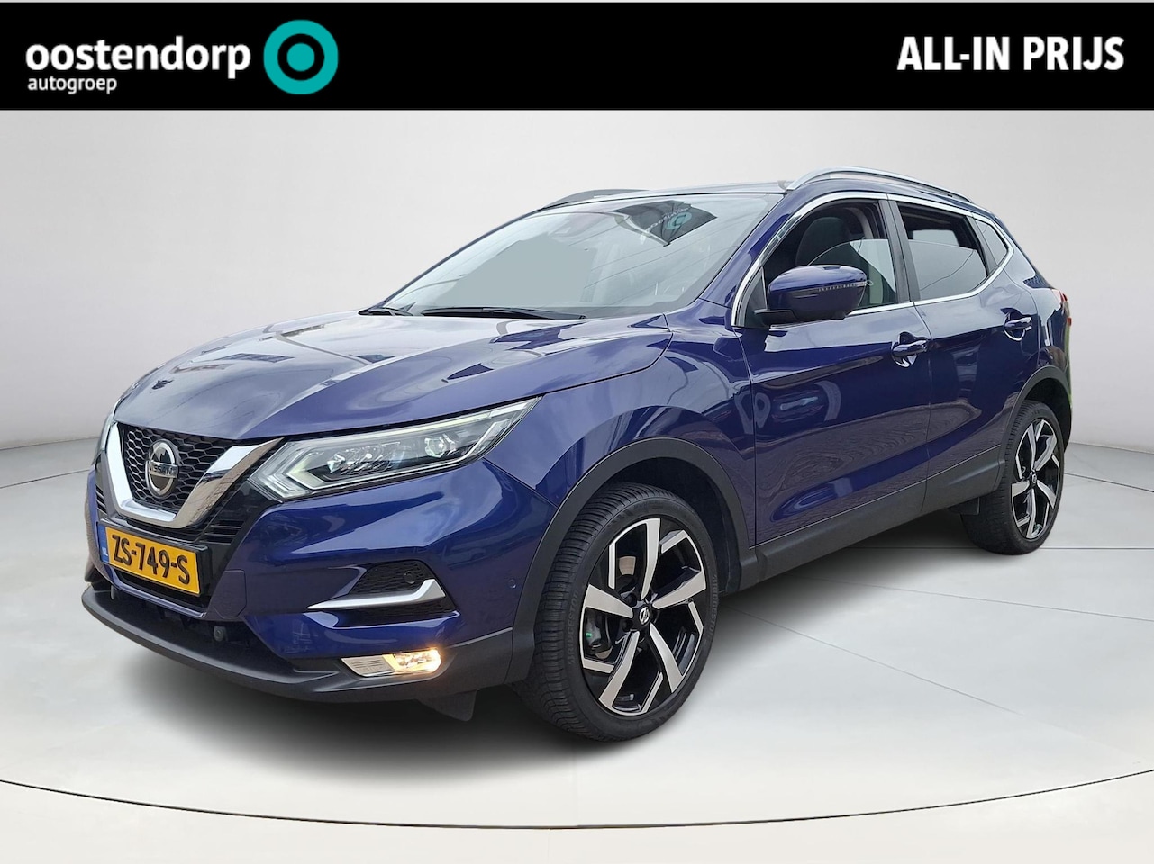 Nissan Qashqai - 1.3 DIG-T Tekna + | Rijklaarprijs! | Trekhaak | 18" LM velgen | Navigatie |  Panorama-dak - AutoWereld.nl