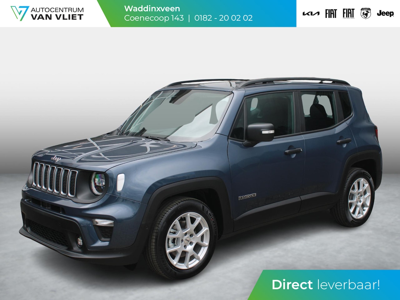 Jeep Renegade - 1.5T e-Hybrid Altitude | MY24| Adapt. Cruise | Schuif/Kanteldak | Keyless | BSM | Navi | A - AutoWereld.nl