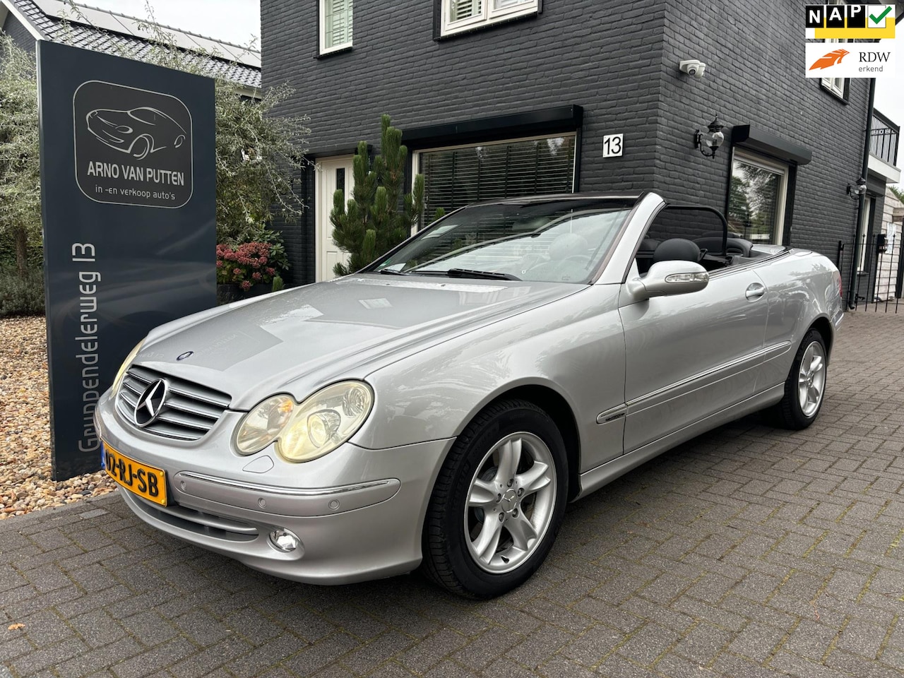 Mercedes-Benz CLK-klasse Cabrio - 240 Elegance Zeer netjes! - AutoWereld.nl