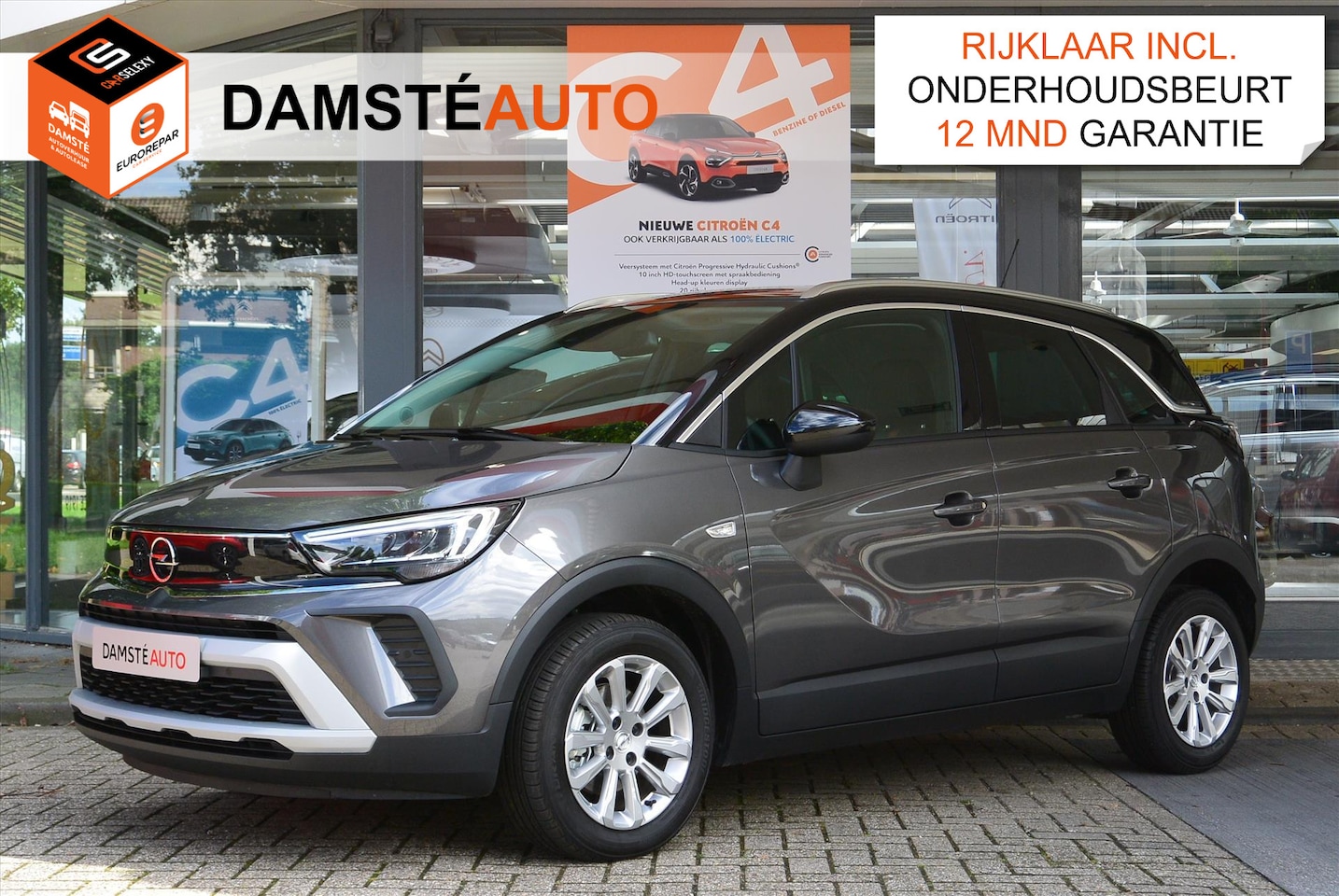 Opel Crossland - Turbo 130pk Automaat Elegance │ Multimedia Navi Pro │ Parkeerpakket │ LED koplampen - AutoWereld.nl