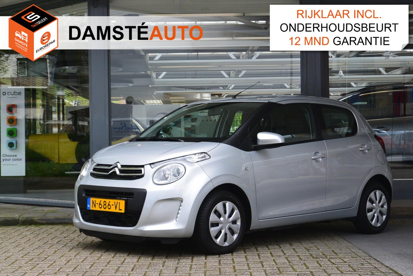 Citroën C1 - VTi 72pk Feel │ Pack Techno │ Apple Carplay™ & Android Auto™ │ All season banden - AutoWereld.nl