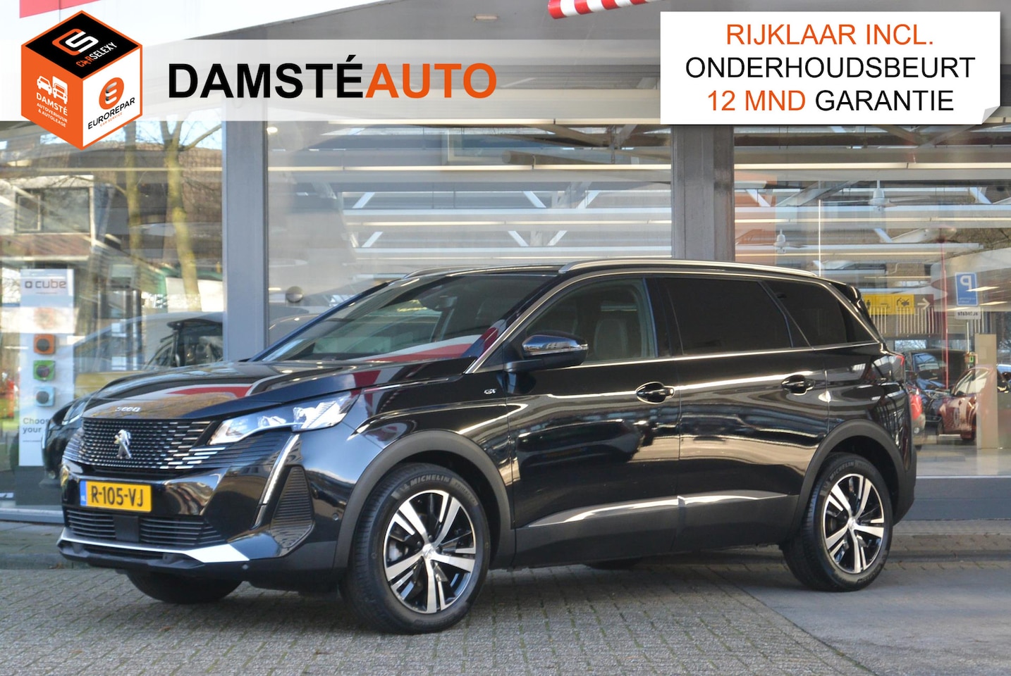 Peugeot 5008 - PureTech 130pk EAT8 GT │ Automaat │ 7 persoons │ Navigatie - AutoWereld.nl