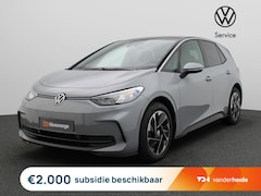 Volkswagen ID.3 - Pro 58 kWh 204PK Facelift, achteruitrijcamera, keyless, stuur/stoelverwarming, alarm, 18''