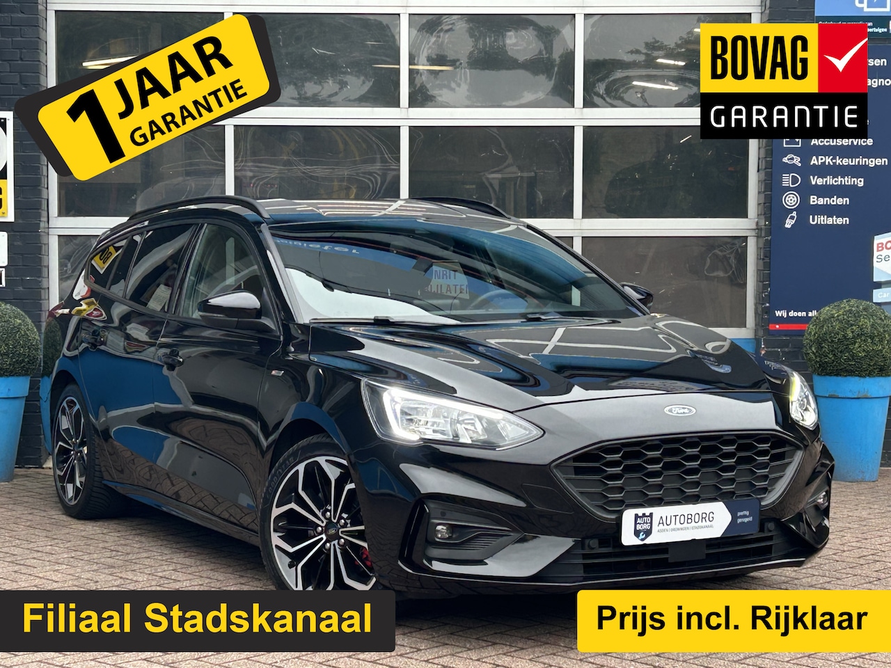 Ford Focus Wagon - 1.5 EcoBoost ST Line X Business | Trekhaak | Navigatie | Climate Control | Cruise Control - AutoWereld.nl