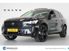 Volvo XC60 - T6 350PK AWD Ultra Black Edition | Trekhaak | HUD | HK Audio | Leder dash | Adapt LED | Ge