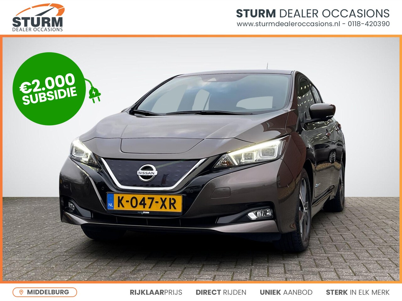 Nissan LEAF - Tekna 40 kWh *€2.000 SUBSIDIE MOGELIJK!* | ProPILOT | Leder/Alcantara | Adapt. Cruise Cont - AutoWereld.nl