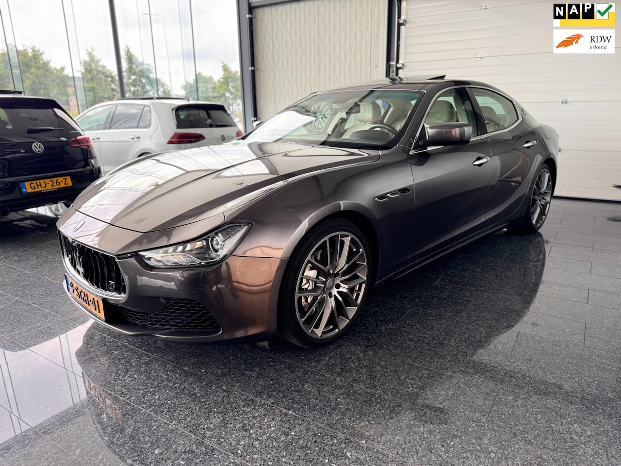 Maserati Ghibli - 3.0 S 411PK Volledig Dealer onderhouden NAP - AutoWereld.nl