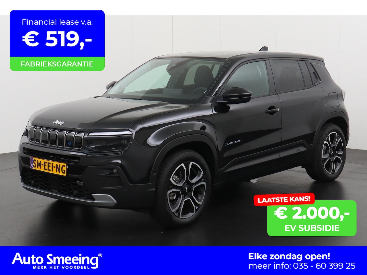 Jeep Avenger - 1st Edition 54 kWh | 36895 na subsidie | ACC | Camera | Keyless | Zondag Open! - AutoWereld.nl