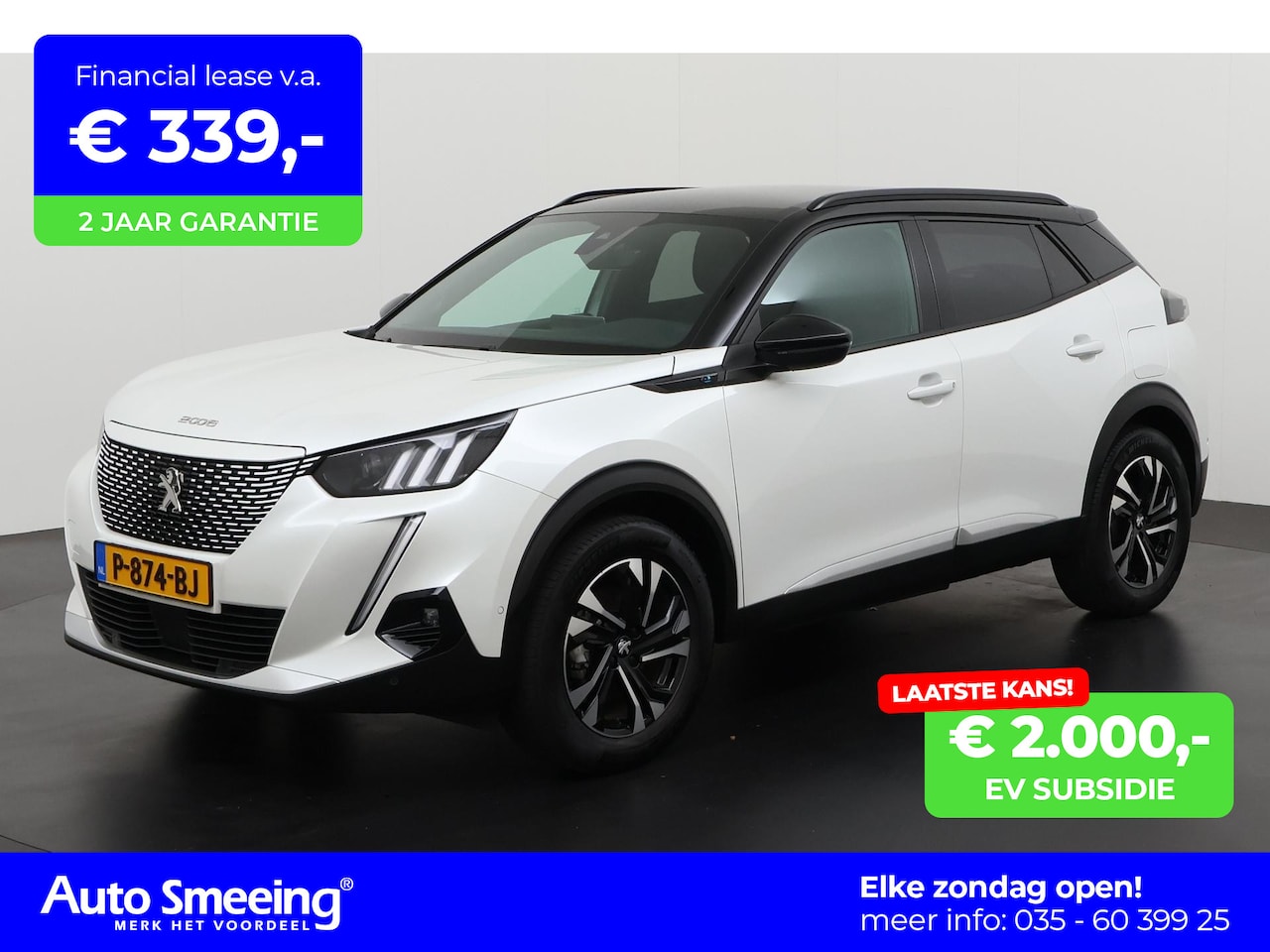 Peugeot e-2008 - EV GT 50 kWh | 24945 na subsidie | Navigatie |  Zondag Open! - AutoWereld.nl