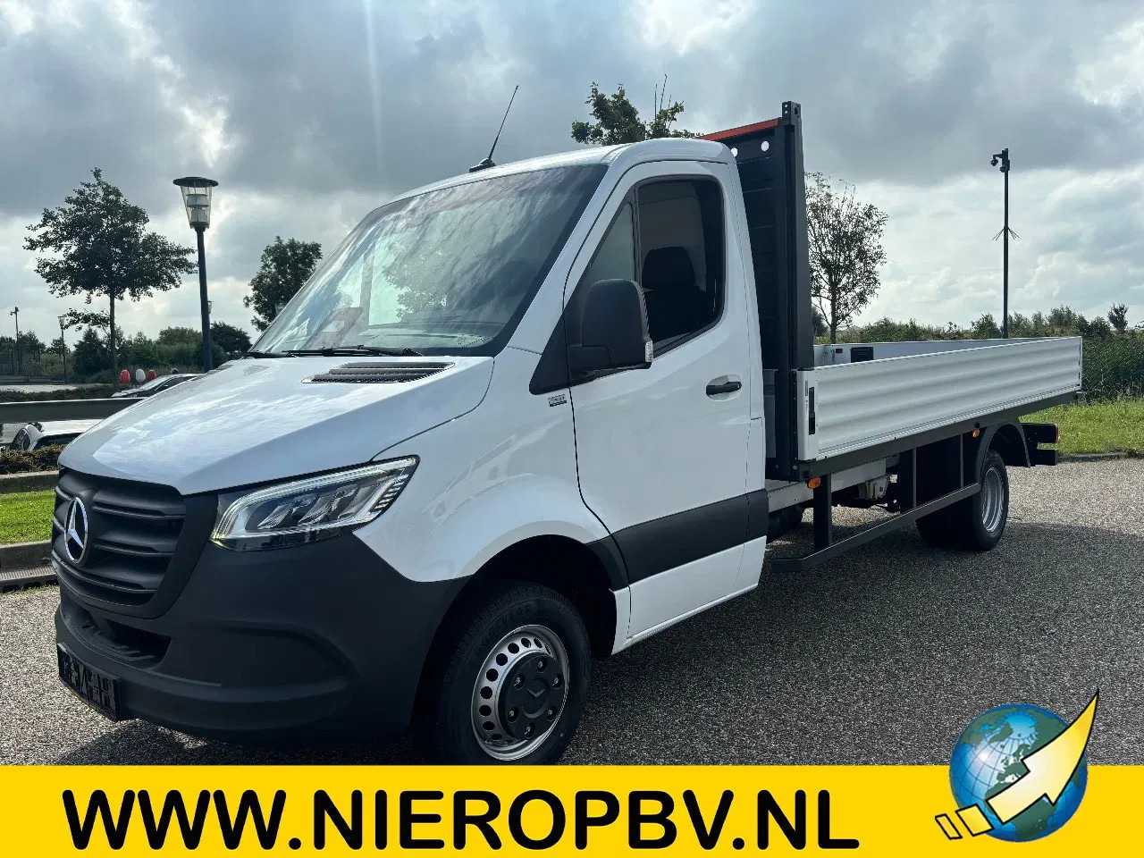 Mercedes-Benz Sprinter - 517CDI Openlaadbak Automaat Airco Cruisecontrol Nieuw 2X OP VOORRAAD - AutoWereld.nl