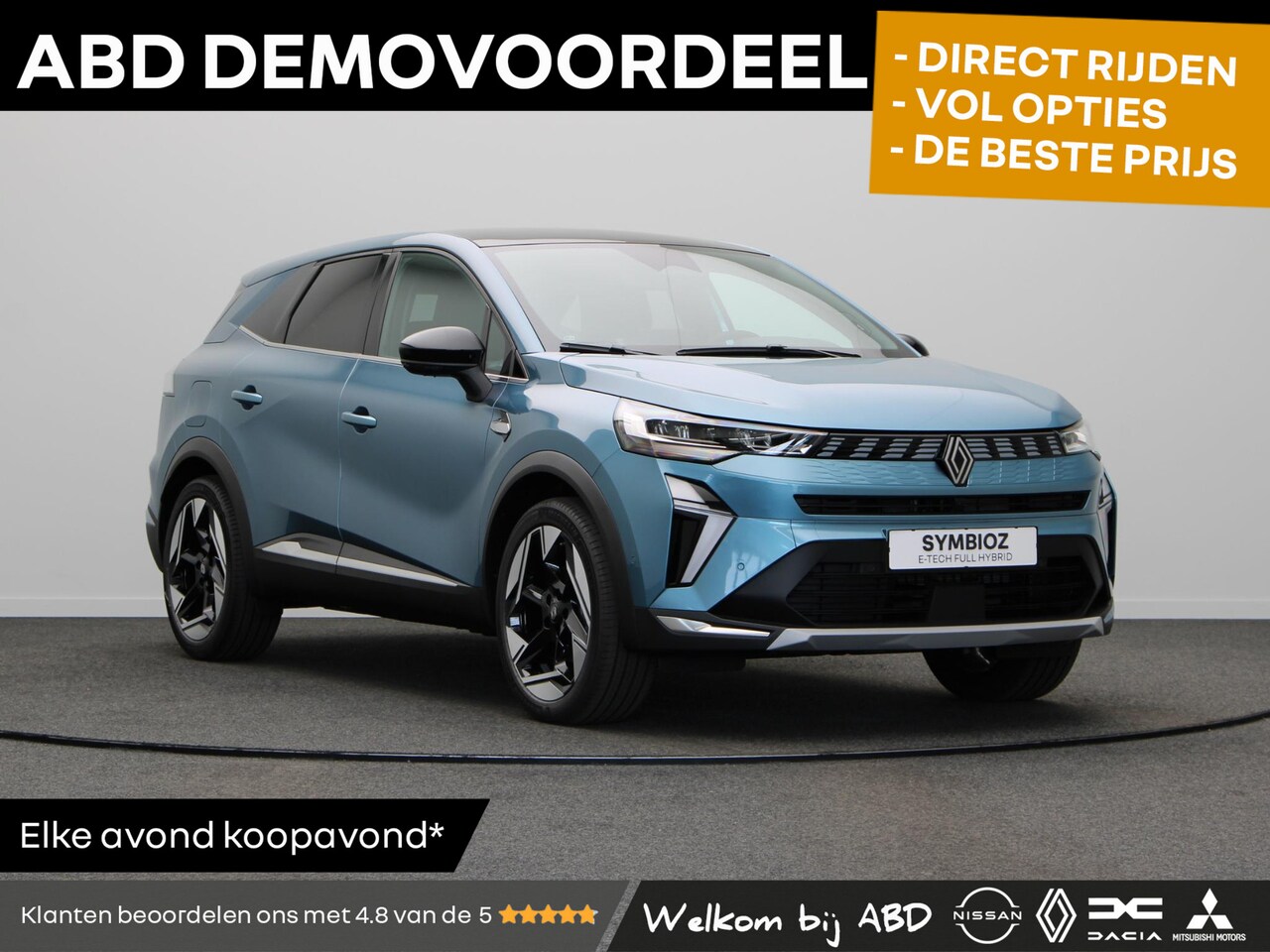 Renault Symbioz - E-Tech hybrid 145pk iconic | Harman Kardon | Elektrisch bedienbare achterklep | Adaptieve - AutoWereld.nl