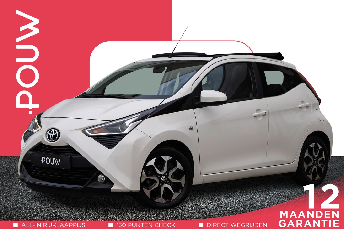 Toyota Aygo - 1.0 VVT-i 72pk x-cite | Schuifdak | 15" Velgen | Achteruitrijcamera | Climate Control | DA - AutoWereld.nl