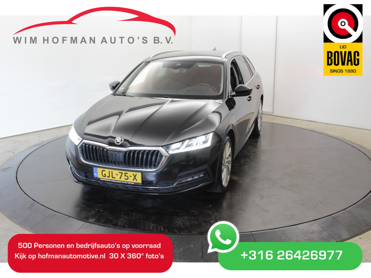 Skoda Octavia - 1.4 TSI iV PHEV 204PK Camera Dodeh det EL aKlep Head-Up Winterpack Keyless Business Editio - AutoWereld.nl