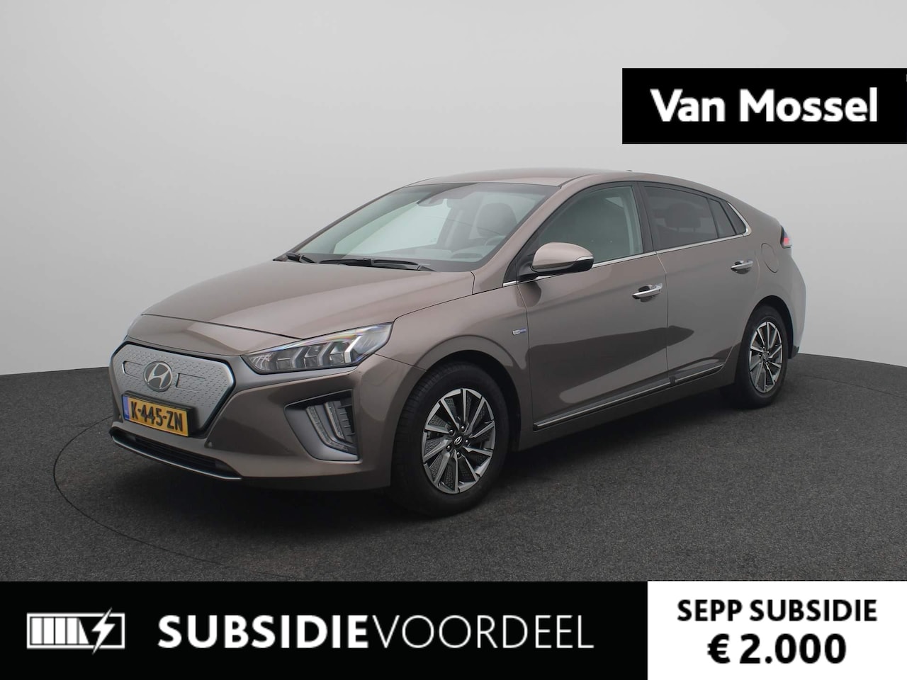 Hyundai IONIQ - Premium EV 38 kWh | Airco | Cruise Control | Lederen bekleding | Navigatie | LED | - AutoWereld.nl