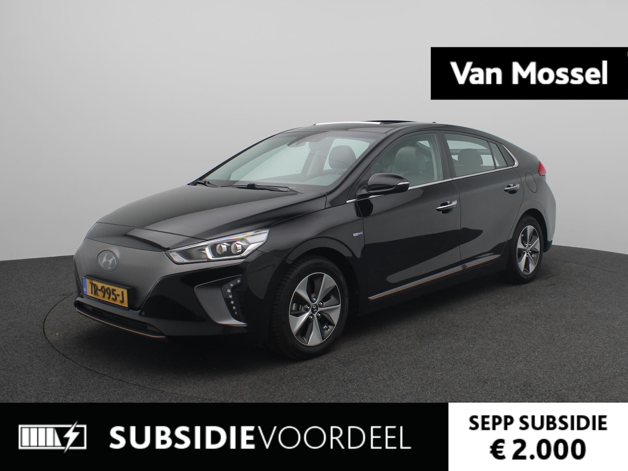 Hyundai IONIQ - Premium EV | Airco | Cruise Control | Lederen bekleding | Navigatie | LED | - AutoWereld.nl