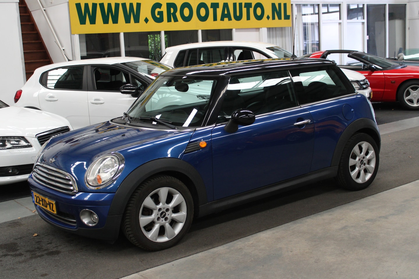 MINI Cooper - Mini 1.6 Pepper Panoramadak, Airco, Cruise control, Isofix - AutoWereld.nl