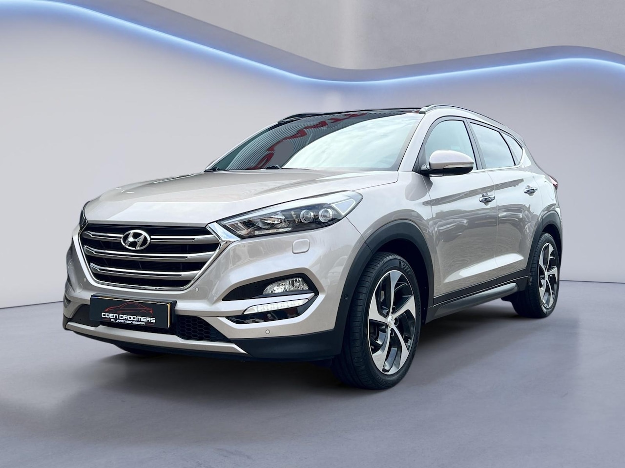 Hyundai Tucson - 1.6 T-GDi Premium 4WD Leder, Stoelverkoeling/verwarming, Panorama dak, Lane Keep Assist, P - AutoWereld.nl